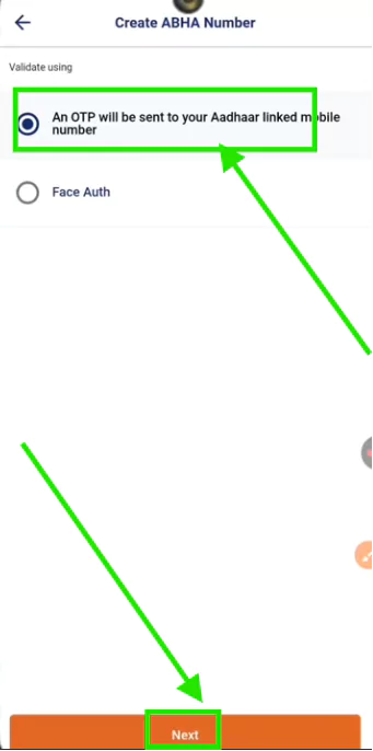 ABHA app create abha number